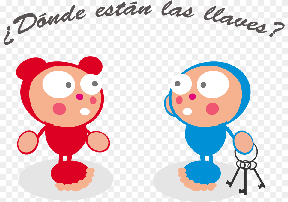 Donde Estan Las Llaves Guardera En Madrid Cartoon, Baby, Person, Head, Face Png Image