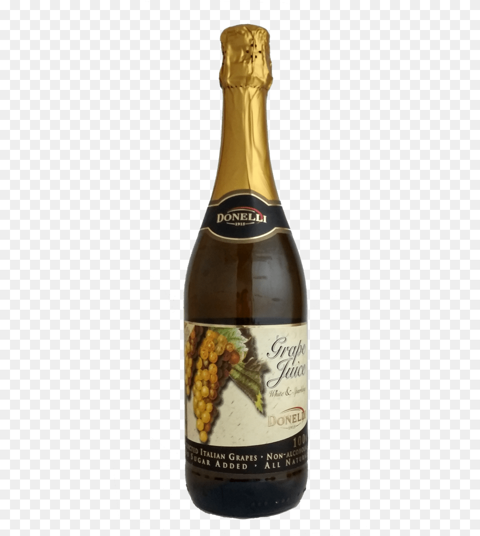 Donelli Sparkling White Grape Juice Champagne De Castelnau Brut 2003 Magnum, Alcohol, Beer, Beverage, Bottle Png