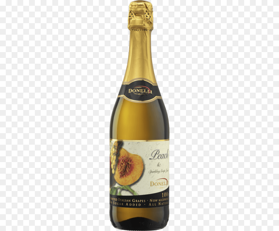 Donelli Vini Peach Grape Juice Donelli Grape Juice Italy, Alcohol, Wine, Liquor, Wine Bottle Free Png Download