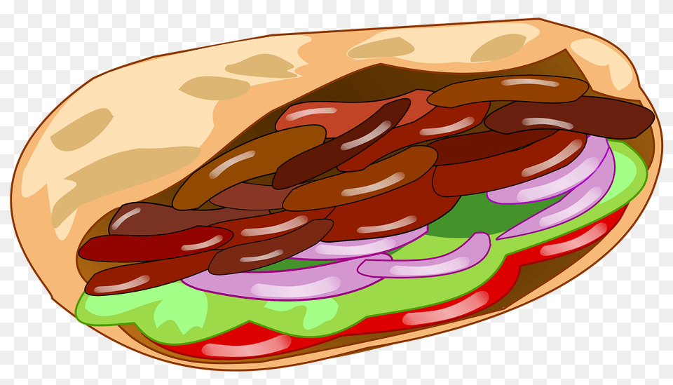 Doner Kebab Clipart, Food, Bread Free Transparent Png