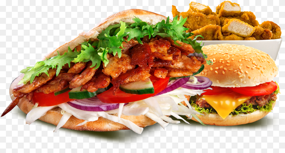 Doner Photography, Burger, Food, Lunch, Meal Png Image
