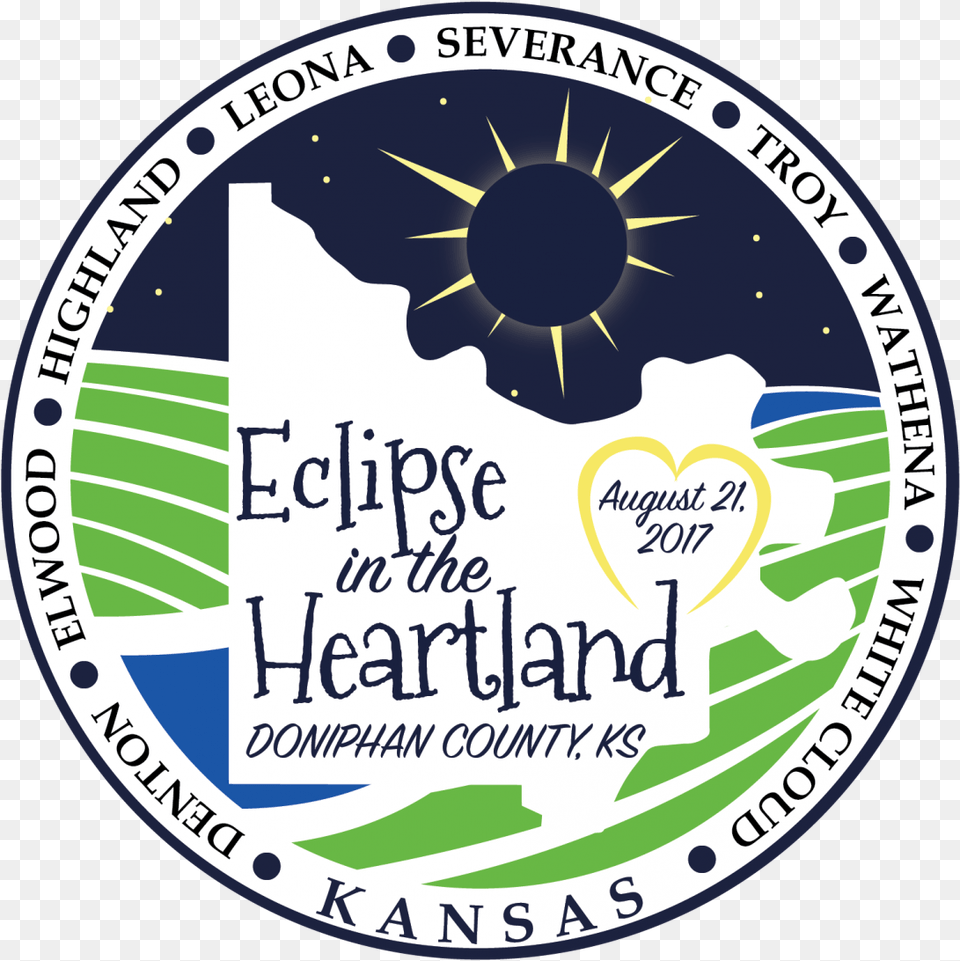 Doniphan County In Extreme Northeastern Kansas Is Label, Logo, Disk Png Image