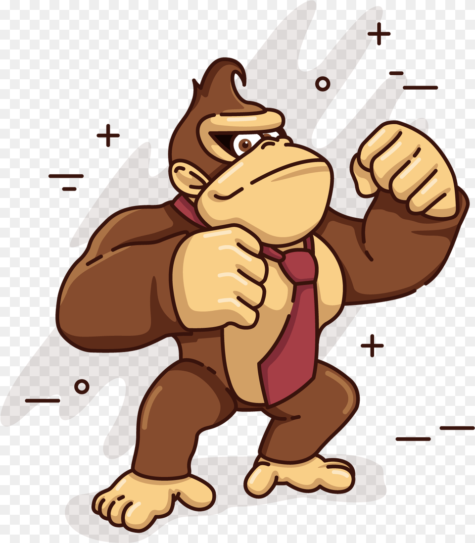 Donketkong Donkey Kong Flat, Baby, Person, Cartoon, Face Png Image