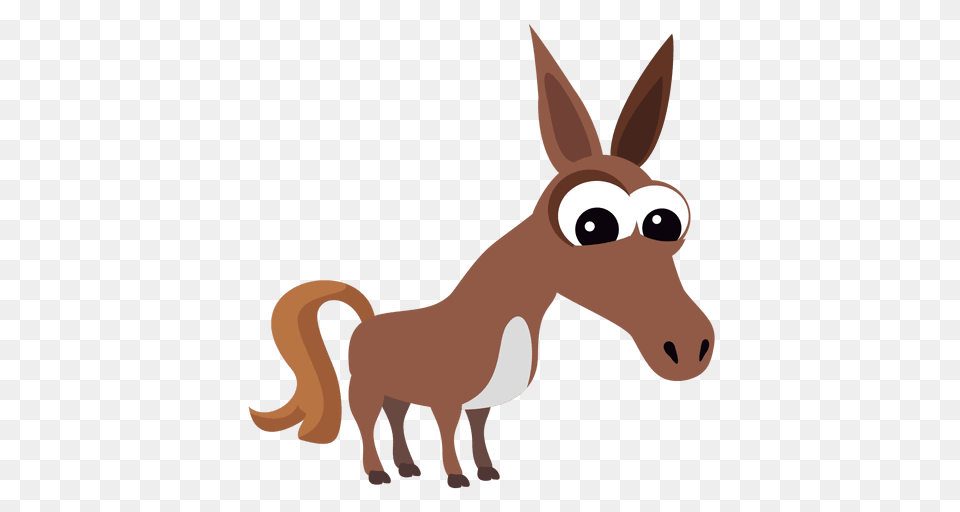 Donkey Cartoon Christian Nativity, Animal, Mammal, Kangaroo Free Png Download