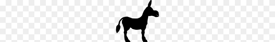 Donkey Clip Art Donkey Bw, Gray Png Image