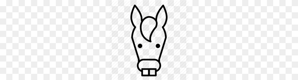 Donkey Clipart, Stencil, Light, Accessories, Jewelry Free Png Download