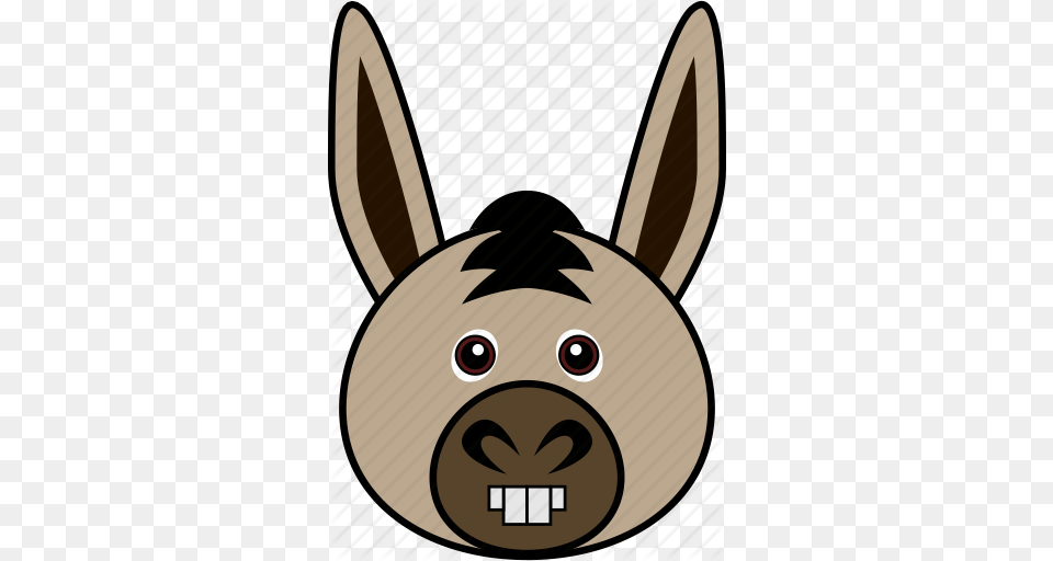 Donkey Clipart Donkey Face, Animal, Mammal, Snout, Disk Png Image