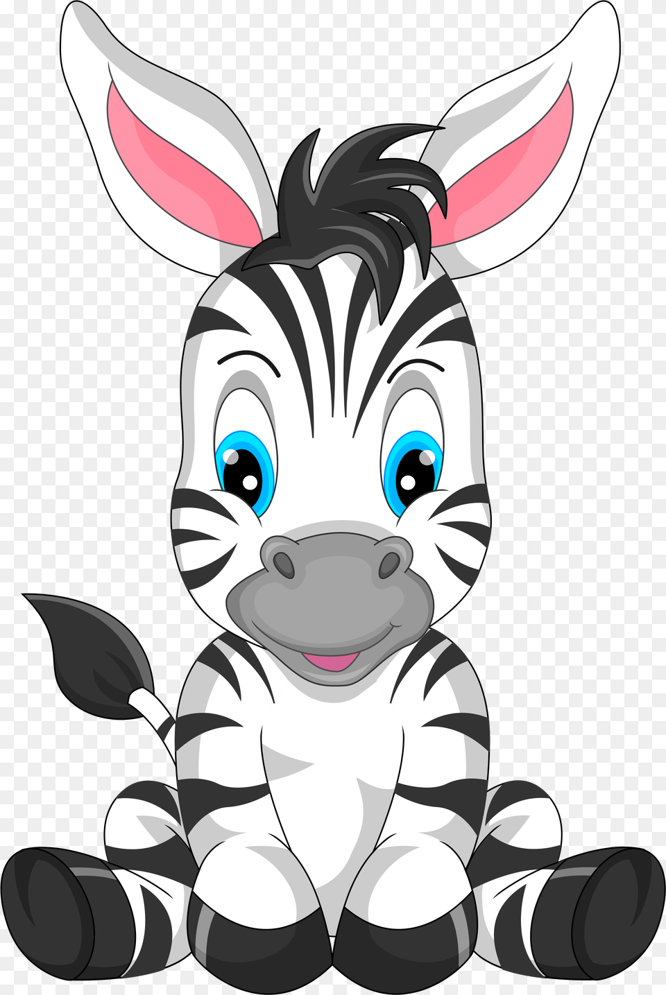 Donkey Clipart Zebra Cartoon, Animal, Mammal, Fish, Sea Life Free Transparent Png