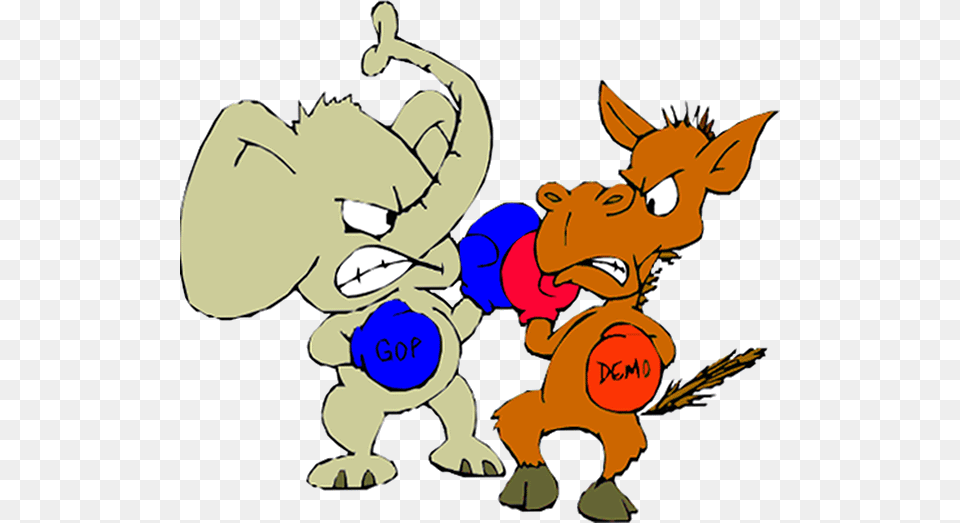 Donkey Elephant Political Parties Transparent Background, Cartoon, Baby, Person Png