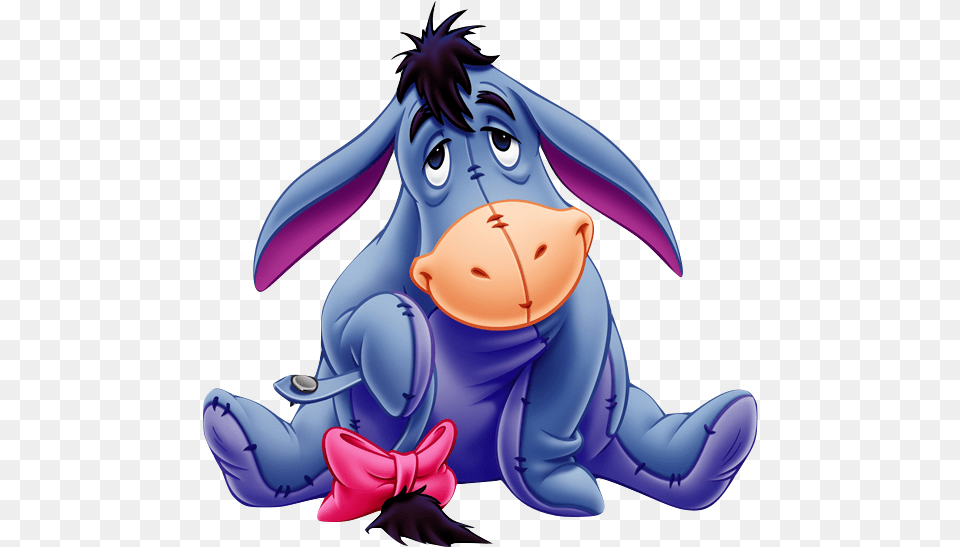 Donkey From Winnie The Pooh, Book, Comics, Publication, Baby Png