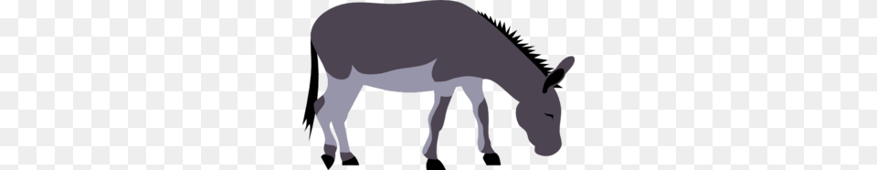Donkey Head Silhouette Clipart, Animal, Mammal, Baby, Person Png Image