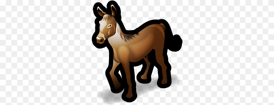 Donkey Horse Icon Horse, Animal, Colt Horse, Mammal, Adult Free Png Download