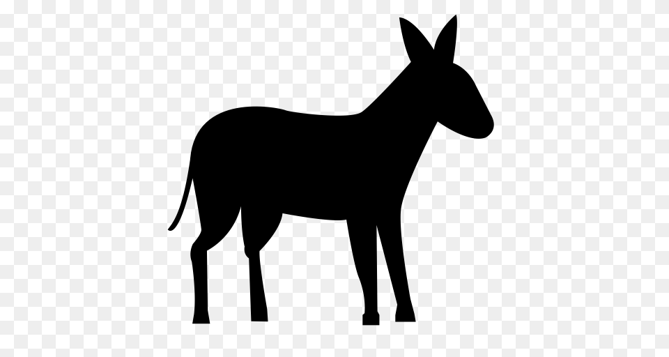 Donkey Horse Texas Icon With And Vector Format For Gray Free Png Download