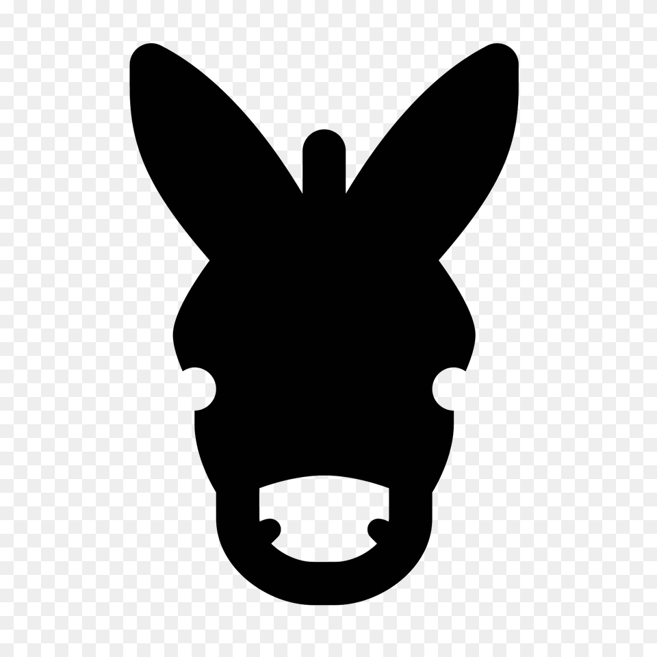 Donkey Icon, Gray Free Transparent Png