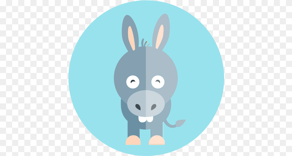 Donkey Icon Cartoon, Animal, Mammal Free Png