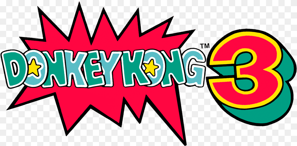 Donkey Kong 3 Arcade Logo Png