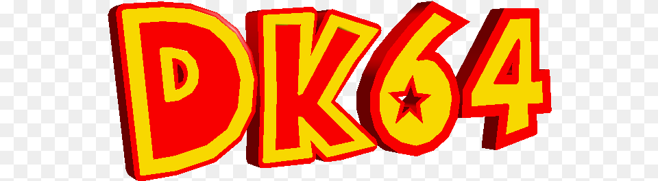 Donkey Kong 64 Logo, Light, Neon, Dynamite, Weapon Free Png