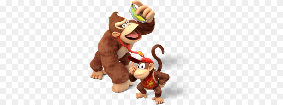 Donkey Kong And Diddy Kong Donkey Kong Tropical Freeze Donkey Kong, Teddy Bear, Toy, Game, Super Mario Free Png