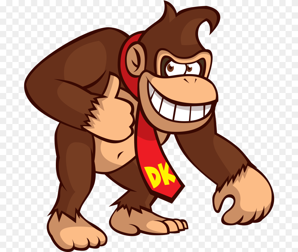 Donkey Kong By Ekarasz Cartoon, Person Free Png
