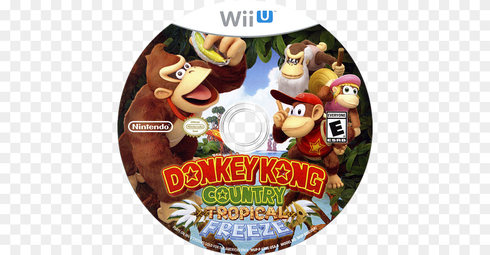 Donkey Kong Country Donkey Kong Tropical Freeze Disc, Disk, Dvd, Teddy Bear, Toy Png