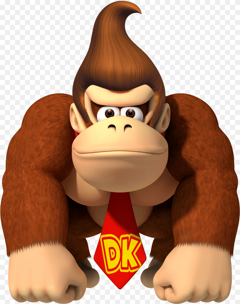 Donkey Kong Hair, Plush, Toy, Cartoon Png