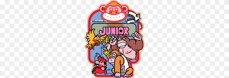 Donkey Kong Jr, Sticker, Face, Head, Person Png Image