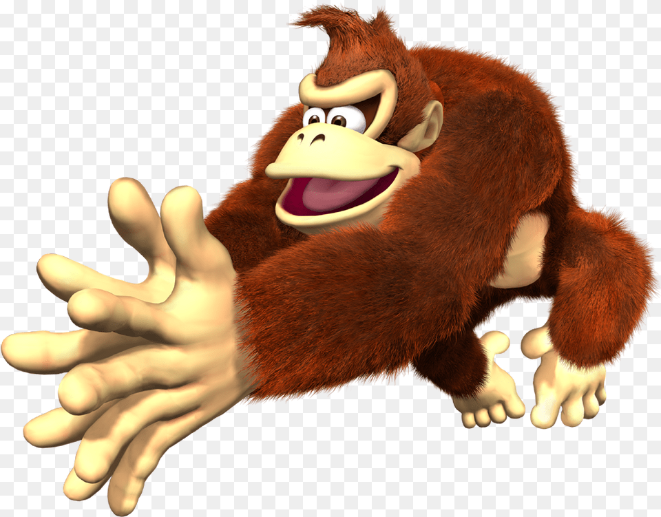 Donkey Kong Jungle Beat Donkey Kong, Toy, Animal, Wildlife, Mammal Free Transparent Png