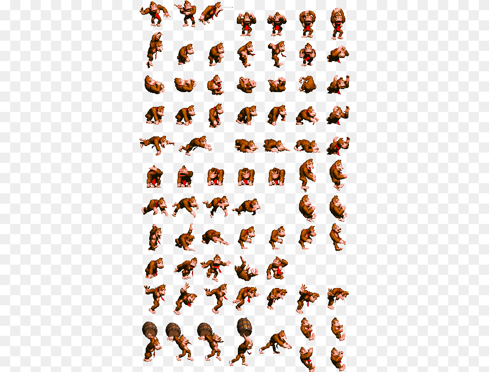 Donkey Kong Mario Sprite Cartoon, Person, Art, Baby, Collage Free Png