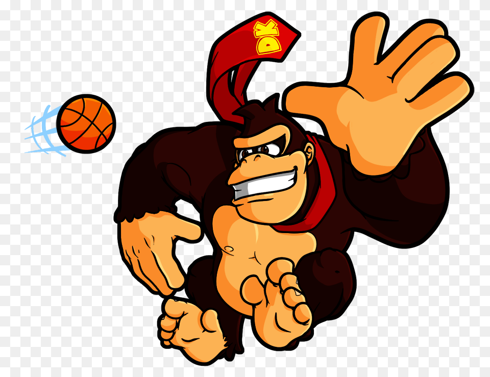 Donkey Kong Playing Basketball, Baby, Face, Head, Person Png Image