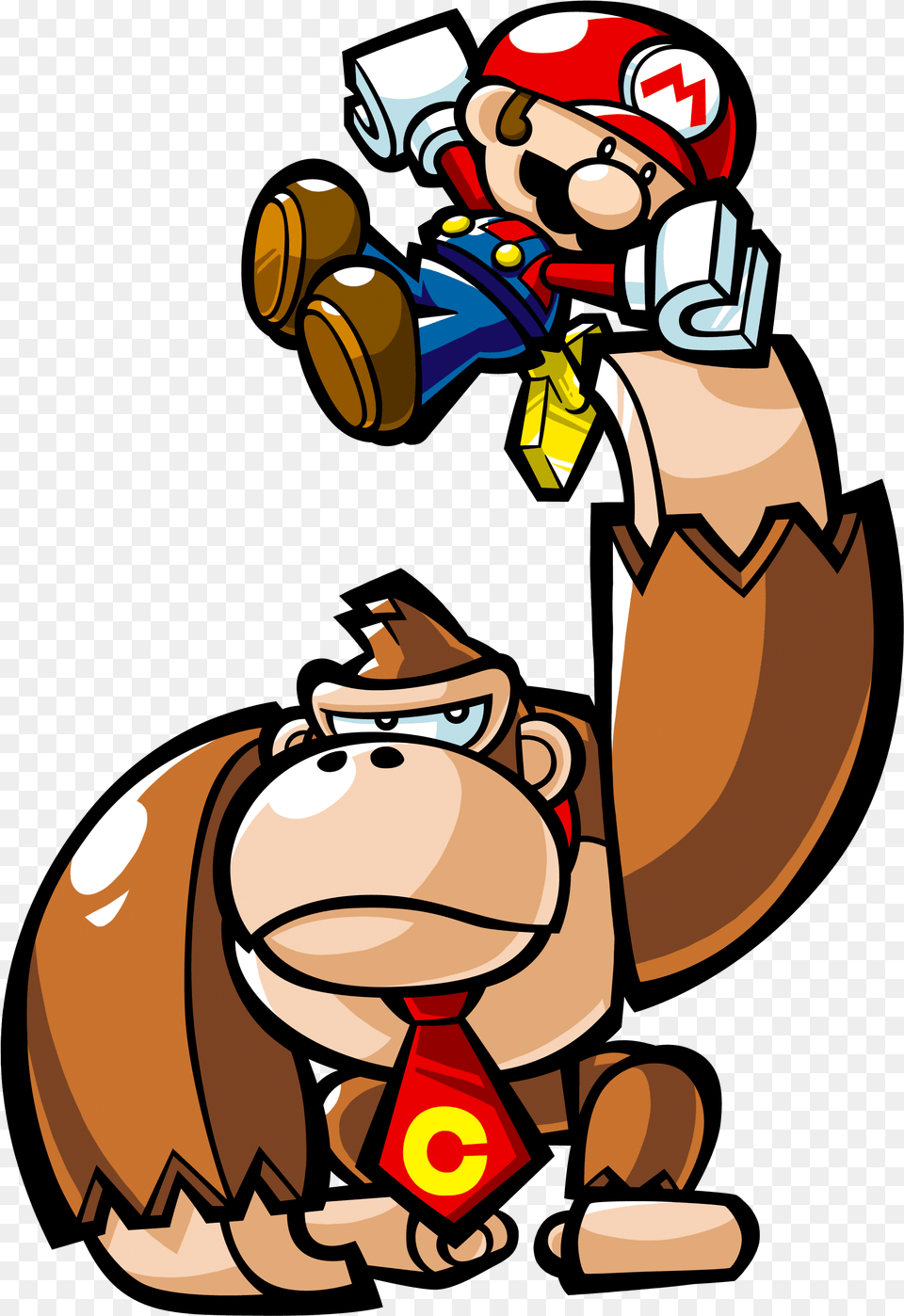 Donkey Kong Y Mario Bros, Baby, Person, Face, Head Png