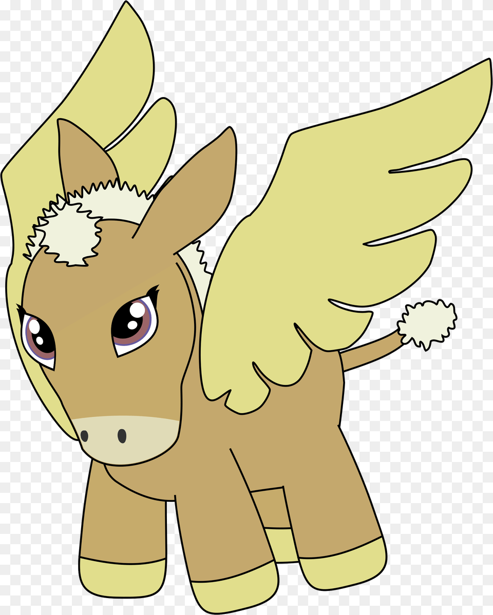 Donkey Pegasus In Flight Clip Arts Flying Donkey, Baby, Person, Face, Head Free Png