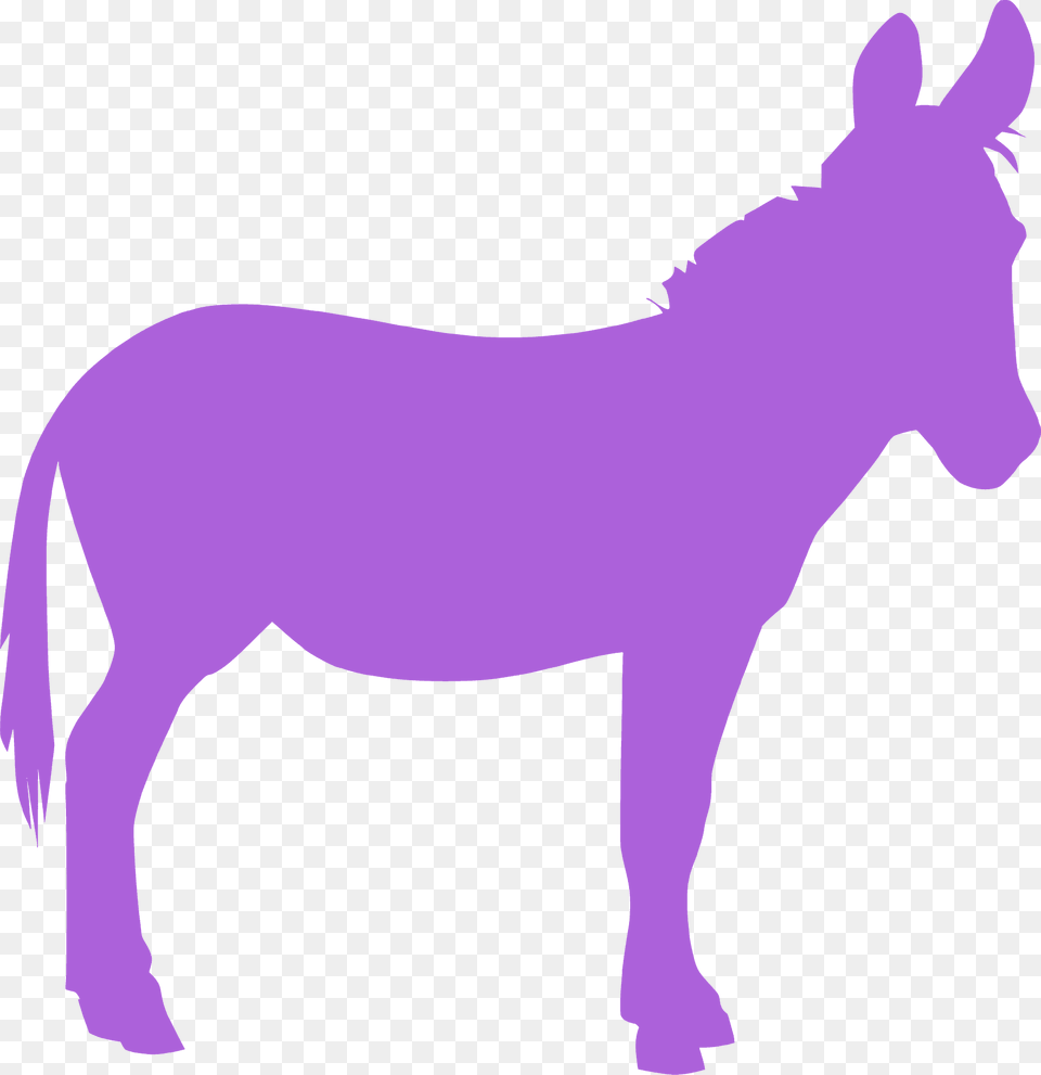 Donkey Silhouette, Animal, Mammal, Kangaroo Free Png Download