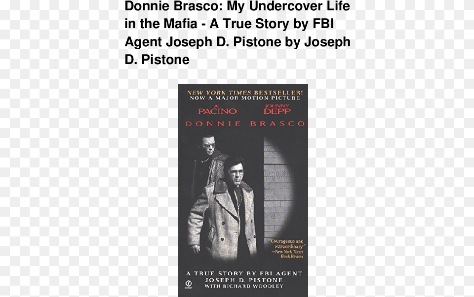 Donnie Brasco Poster, Advertisement, Clothing, Coat, Adult Png Image