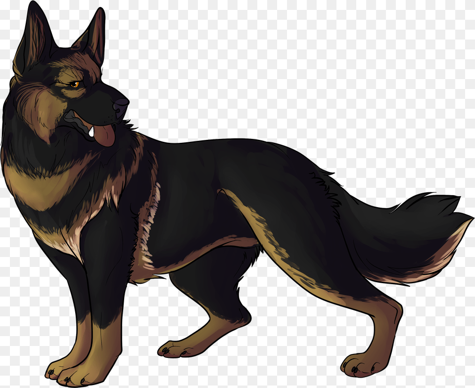 Donnie Darko Dog Catches Something, Animal, Canine, Pet, German Shepherd Png