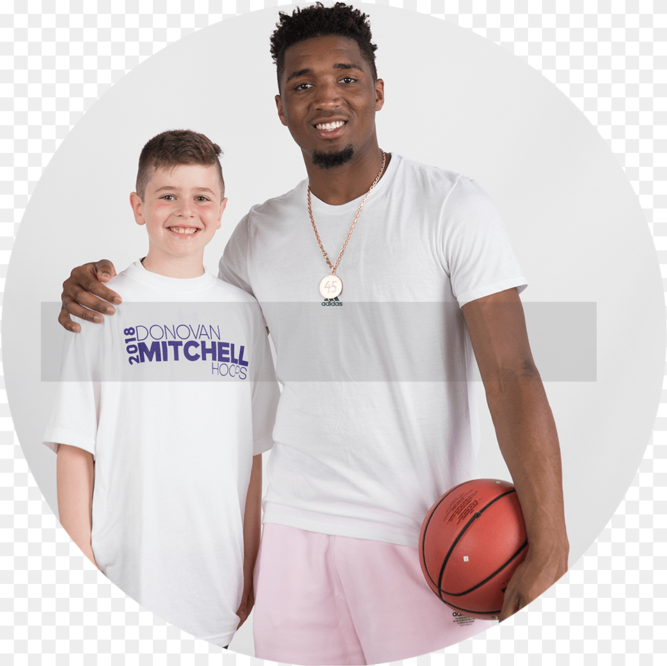 Donovan Mitchell Myway45 Wh 4194 Basketball Streetball, T-shirt, Photography, Clothing, Ball Png