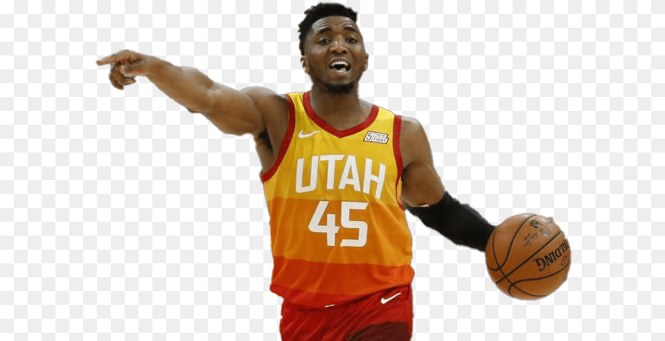 Donovan Mitchell Transparent Background Arts Nba Players Transparent Background, Ball, Basketball, Basketball (ball), Person Png Image