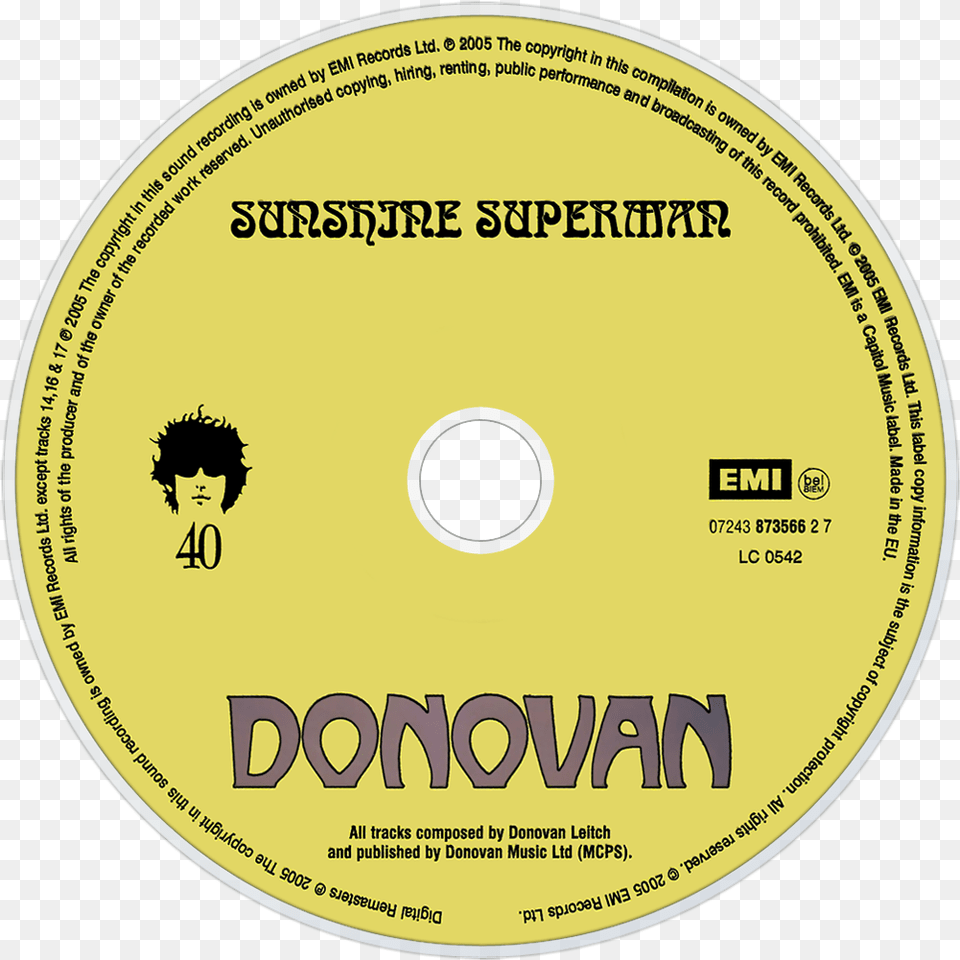 Donovan Music Fanart Fanarttv Donovan, Disk, Dvd, Person, Face Free Png Download