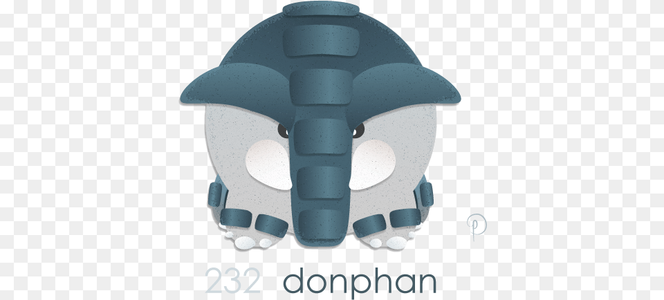 Donphanthe Armored Elephant Pokemon And My Choice Face Mask, Helmet Png Image