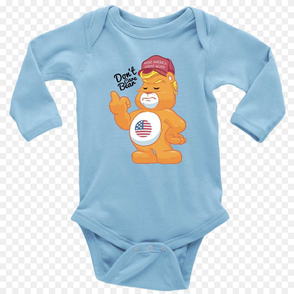 Dont Care Bear W Make America Great Again Hat Adult Ebay, Applique, Sleeve, Pattern, Long Sleeve Png Image