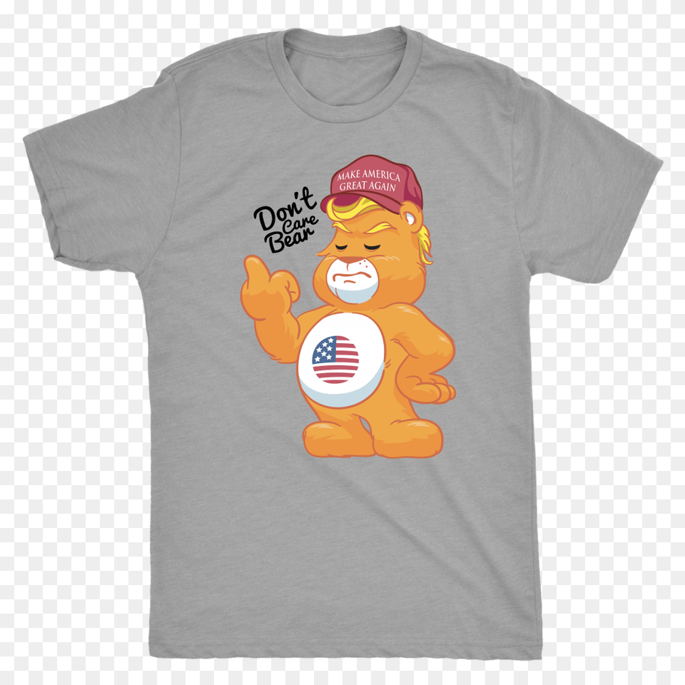 Dont Care Bear W Make America Great Again Hat Adult The Donald, Clothing, T-shirt, Face, Head Free Png Download