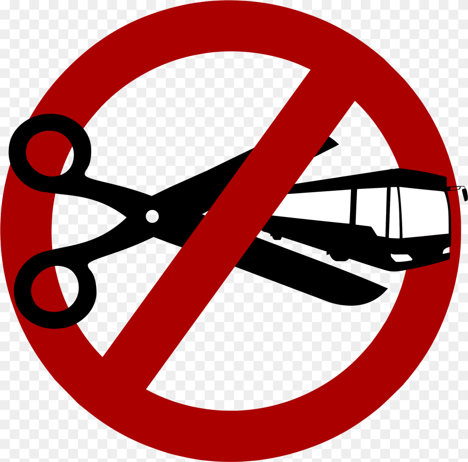 Dont Cut Local Public Transport Clip Arts Dont Cut Clipart, Sign, Symbol, Road Sign Free Png