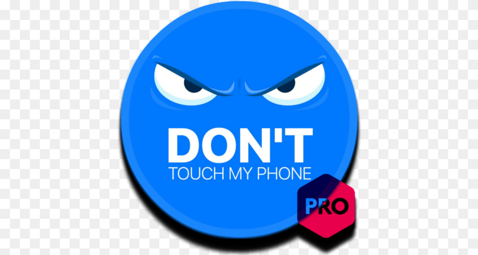 Dont Touch My Phone Dot, Logo, Badge, Symbol, Disk Png Image