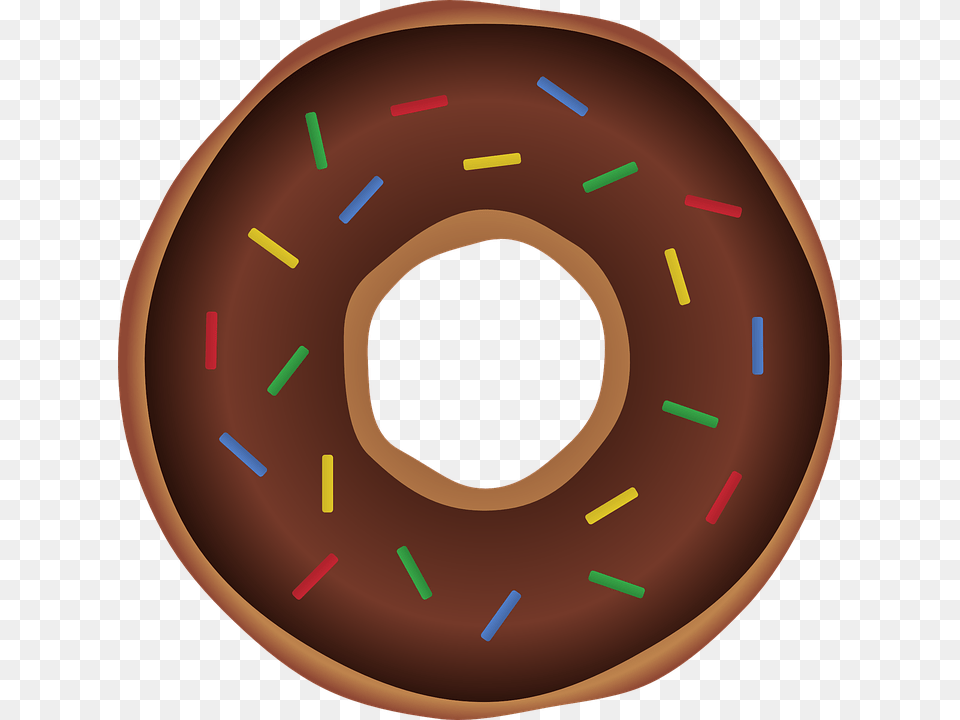 Donut, Food, Sweets, Disk Png Image