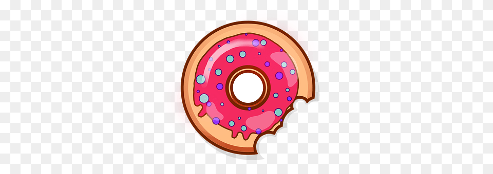 Donut Food, Sweets, Disk Png Image