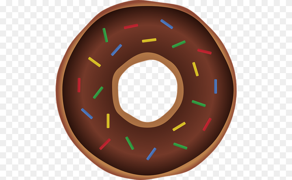 Donut, Food, Sweets, Disk Free Transparent Png