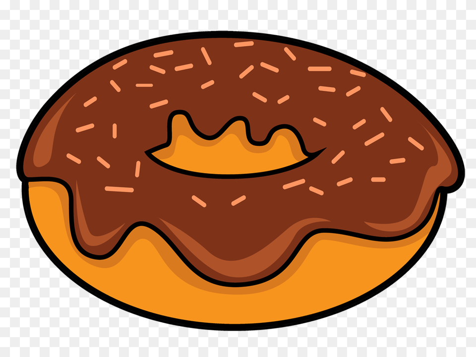 Donut, Food, Sweets, Disk Free Png Download