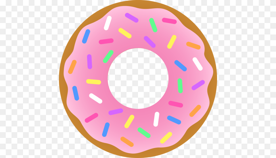 Donut, Food, Sweets, Disk Free Png Download