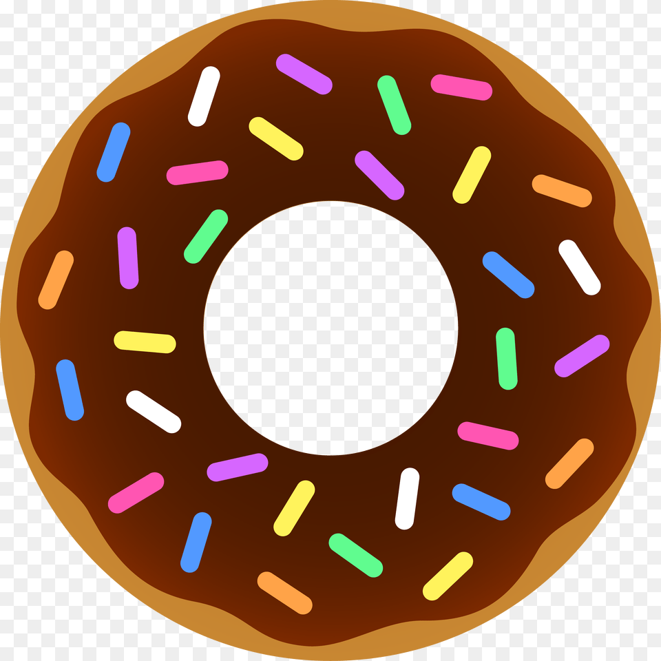 Donut, Sprinkles, Food, Sweets, Ketchup Png Image