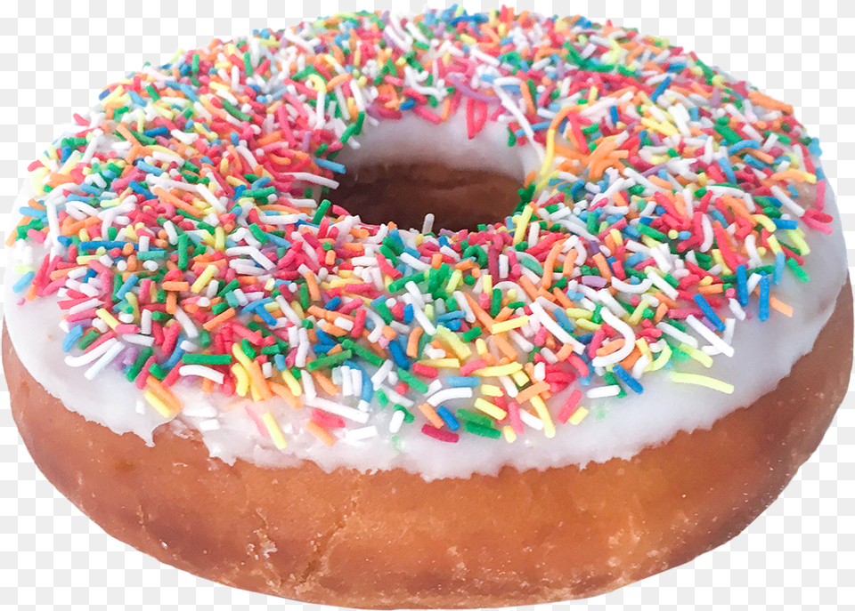 Donut, Birthday Cake, Cake, Cream, Dessert Free Transparent Png