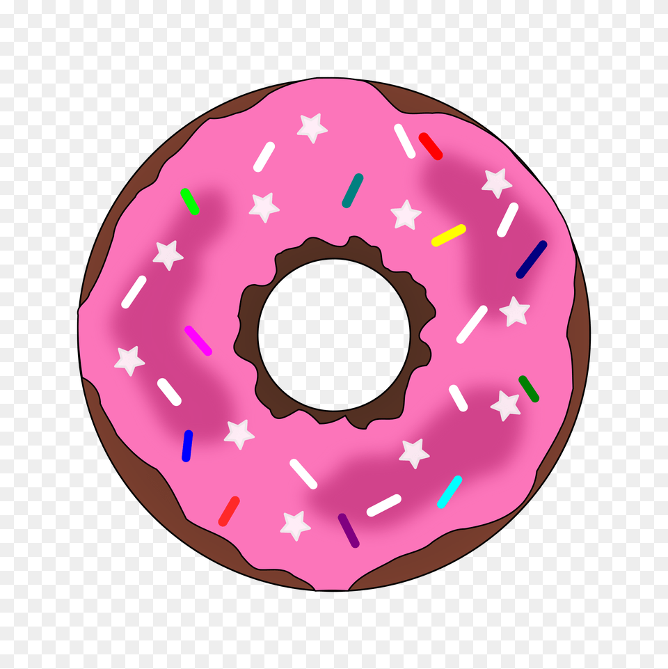 Donut, Birthday Cake, Cake, Cream, Dessert Free Transparent Png